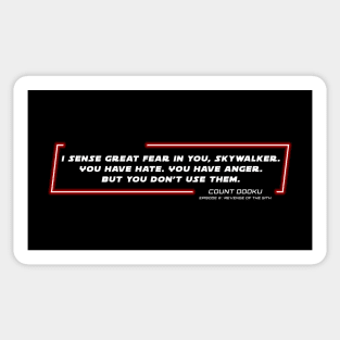 EP3 - CD - Fear - Quote Sticker